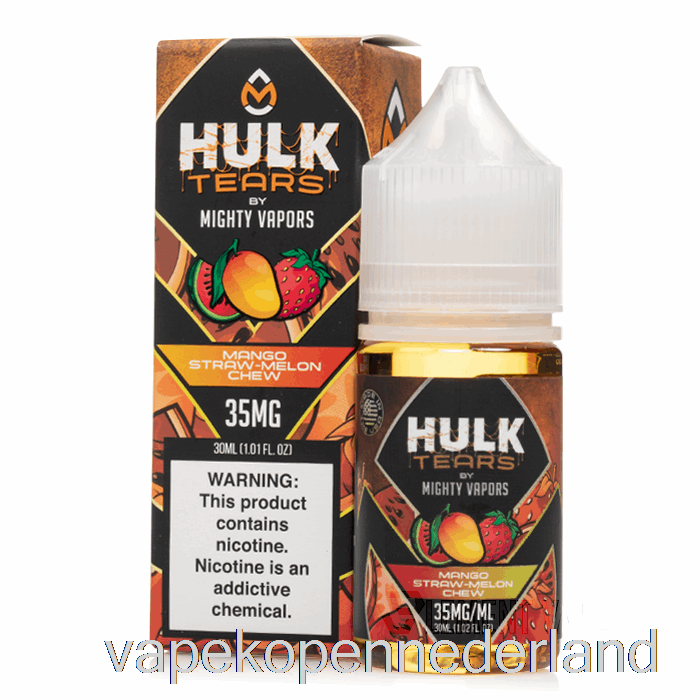 Vape Nederland Mango Stro Meloen Kauwen - Hulk Tranen Zouten - 30ml 35mg